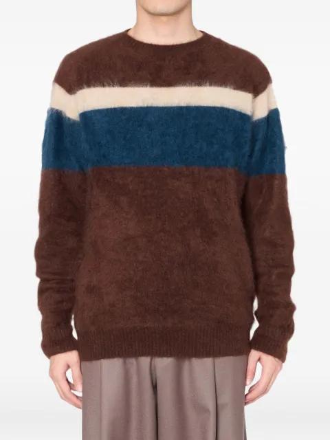cashmere striped sweater by KOLOR