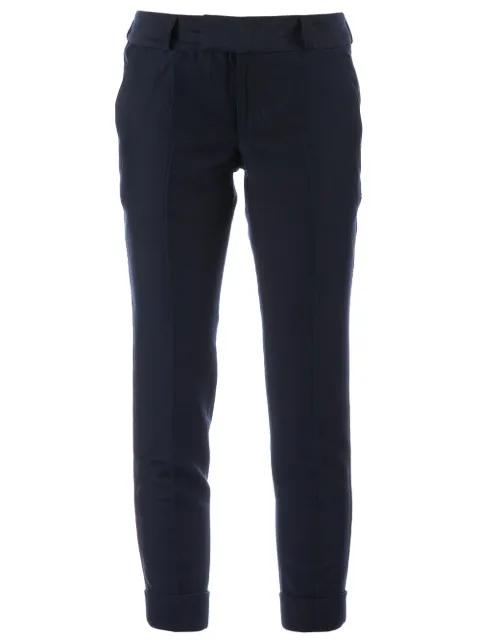 contrast cropped trouser by KOLOR