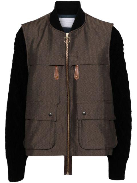 double-layered jacket by KOLOR