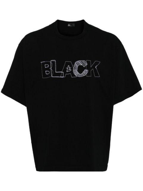 embroidered-logo cotton t-shirt by KOLOR