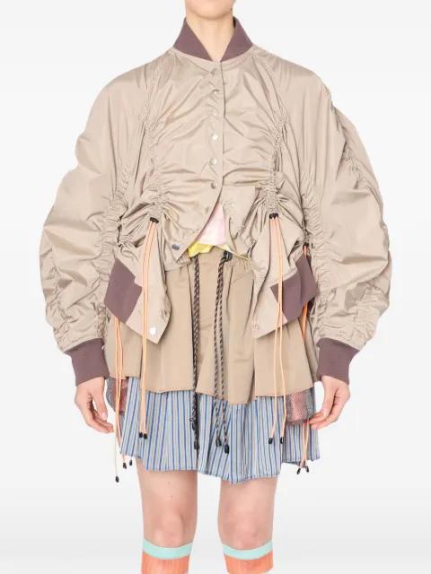 gathered bomber jacket by KOLOR
