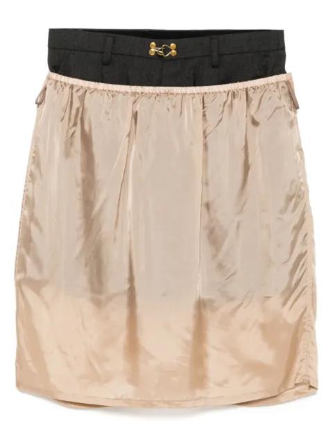 layered shorts by KOLOR