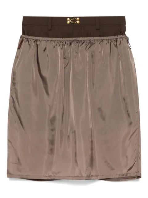 layered shorts by KOLOR