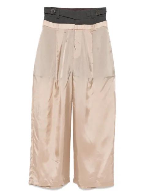 layered trousers by KOLOR