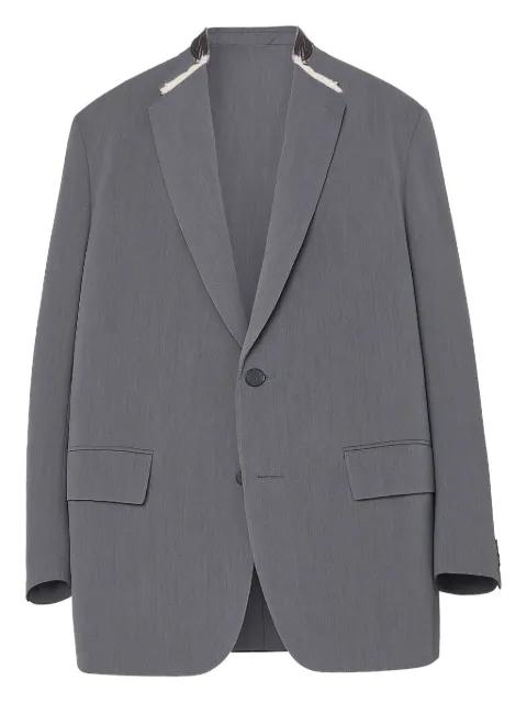 notched lapel jacket by KOLOR
