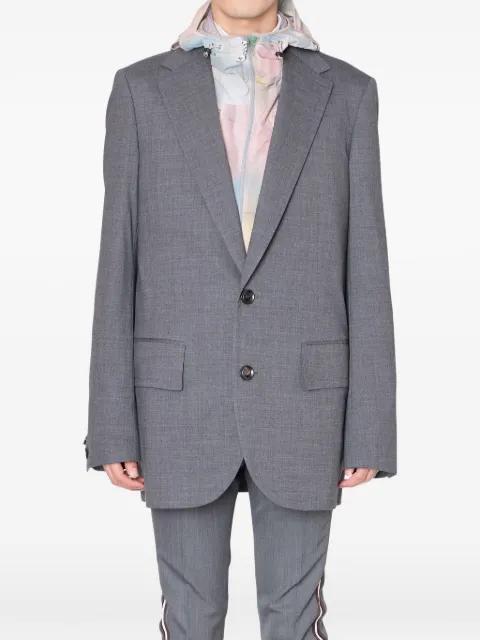 notched-lapel single-breasted blazer by KOLOR