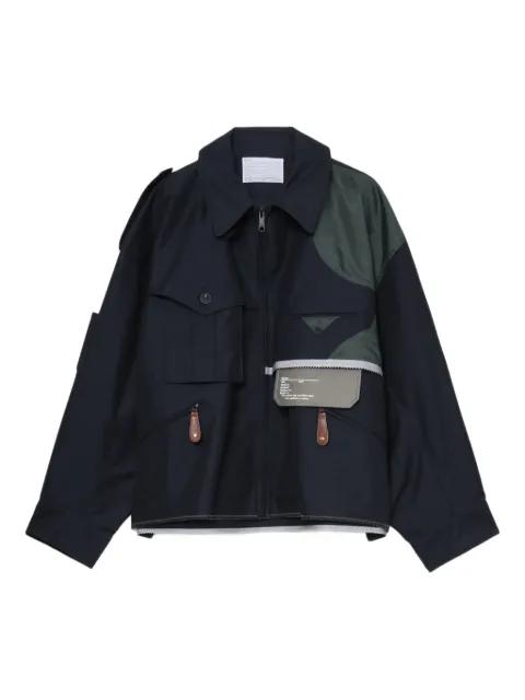 panelled jacket by KOLOR