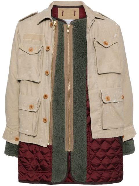 patchwork jacket by KOLOR