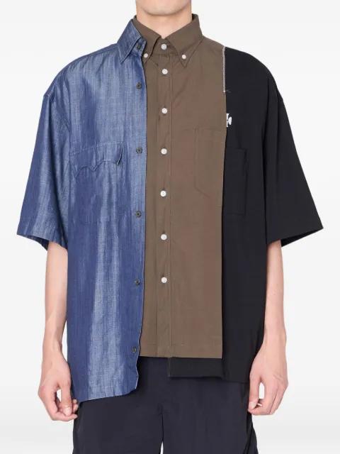 patchwork pocket shirt by KOLOR
