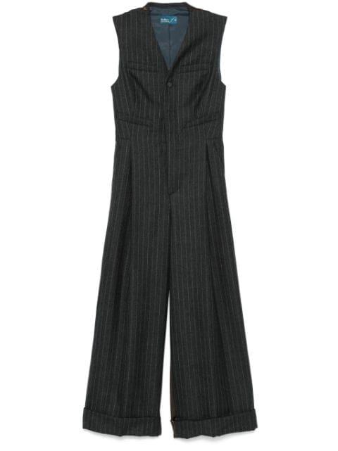 pinstripe jumpsuit by KOLOR