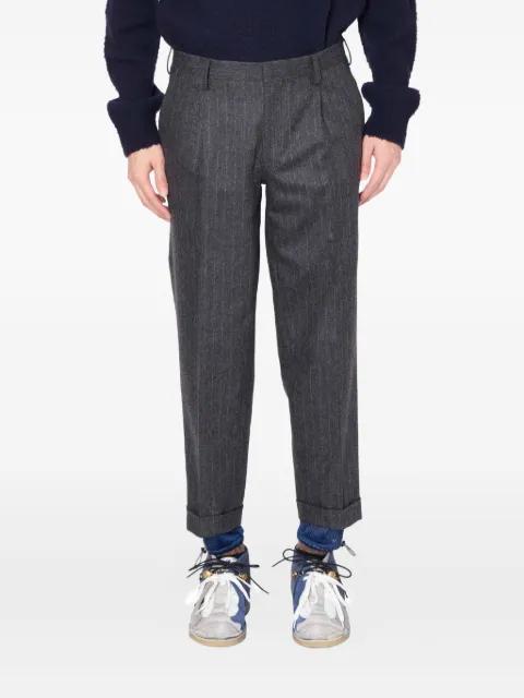 pinstripe wool trousers by KOLOR