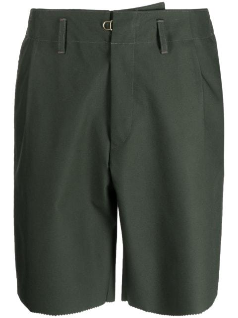 pleated wide-leg tailored shorts by KOLOR