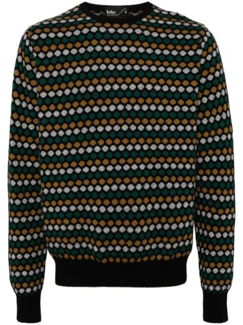 polka dot-pattern jumper by KOLOR