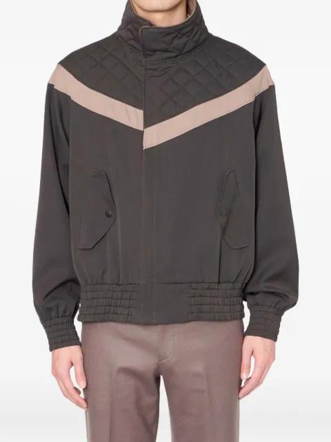 quilted panelled jacket by KOLOR