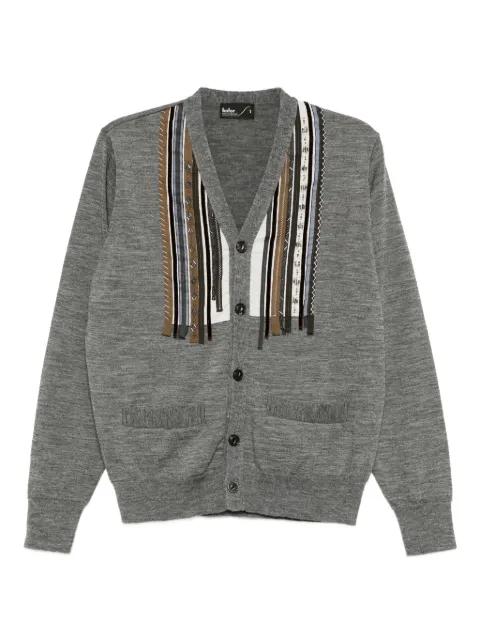 striped cardigan by KOLOR