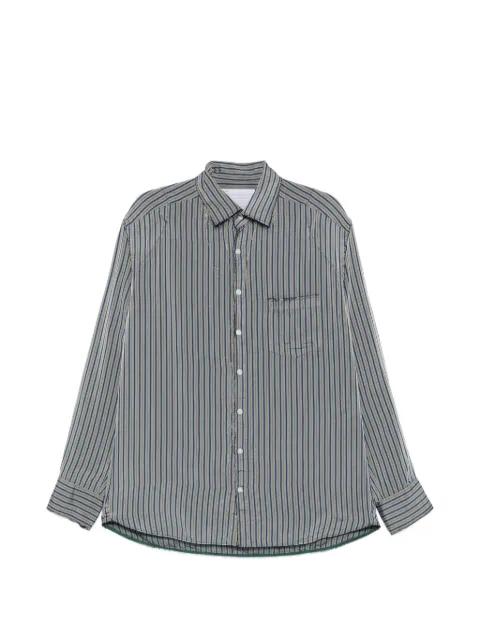 striped-pattern shirt by KOLOR