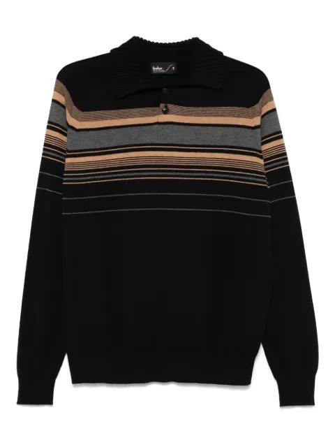 striped polo shirt by KOLOR