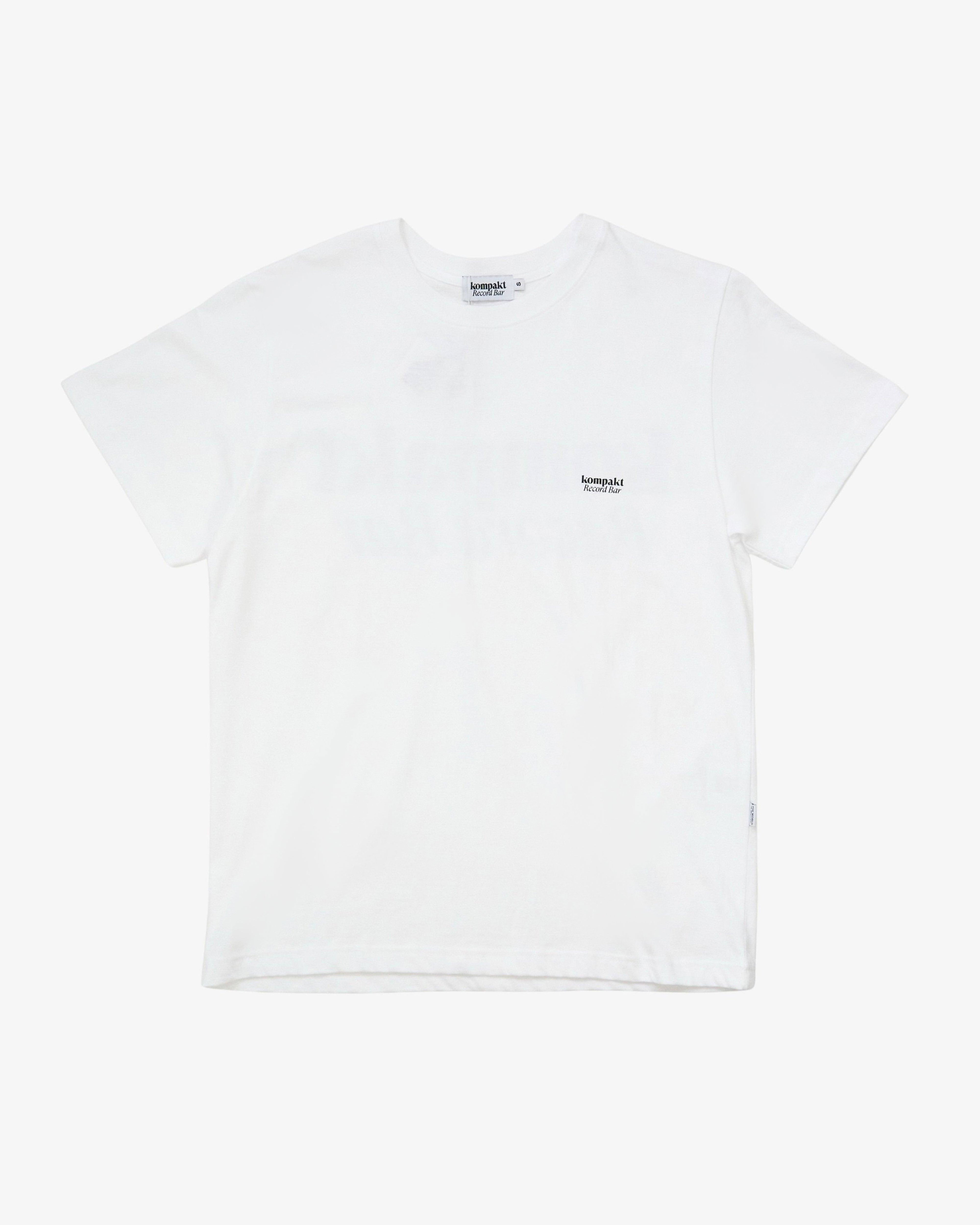 Kompakt Record Bar - Men's Small Basic Logo T-Shirt - (Black) by KOMPAKT RECORD BAR