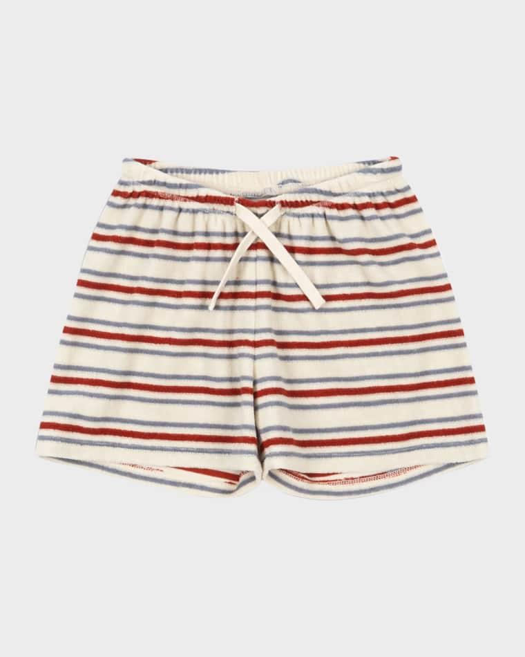 Boy's Itty Striped Cotton-Blend Shorts, Size 6M-8 by KONGES SLOJD