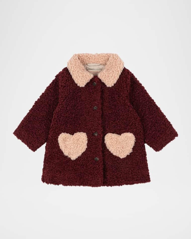 Calin Heart-Pocket Single-Breasted Coat, Size 18M-10 by KONGES SLOJD