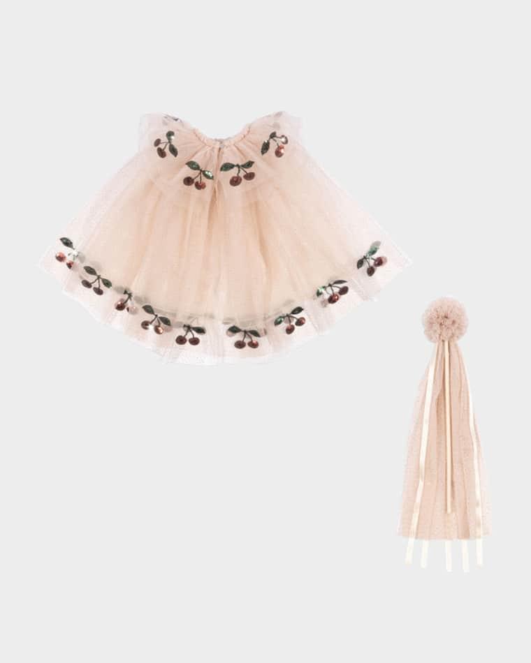 Girl's Princess Sequin Cape Costume, Size 2-8 by KONGES SLOJD