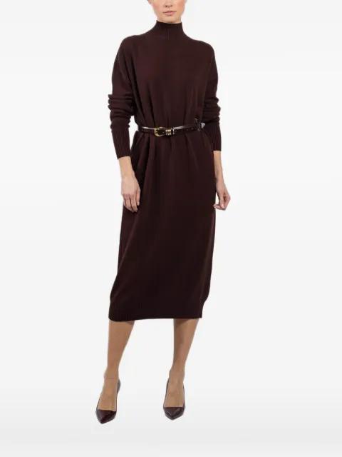 roll neck midi dress by KONTATTO