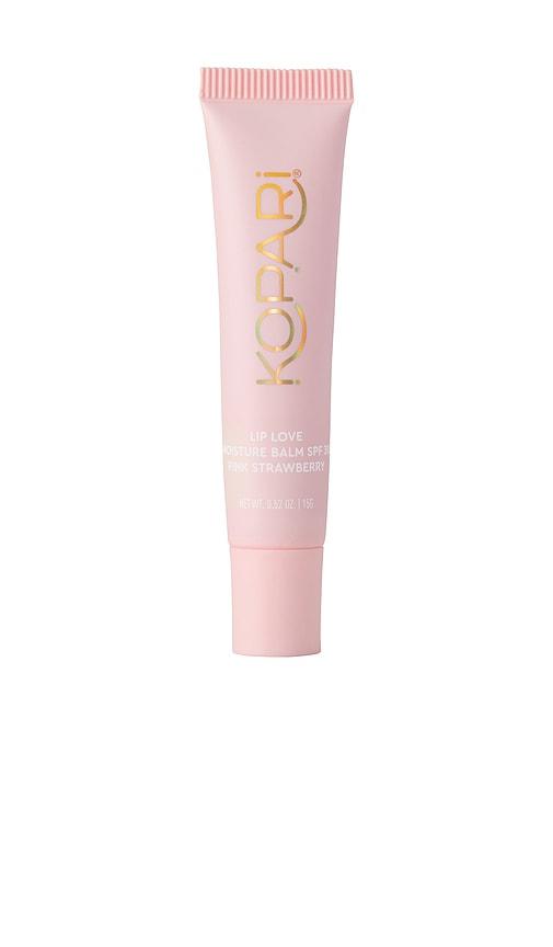 Kopari Lip Love Moisture Balm SPF 30 in Pink Strawberry by KOPARI