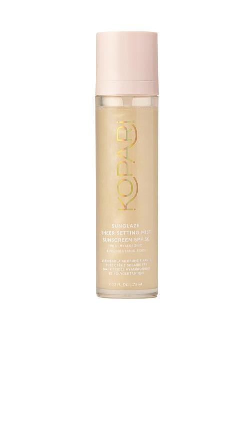 Kopari Sunglaze Sheer Setting Mist Sunscreen SPF 50 in Beauty by KOPARI Kopari Sunglaze Sheer Setting Mist Sunscreen SPF 50 in Beauty by KOPARI