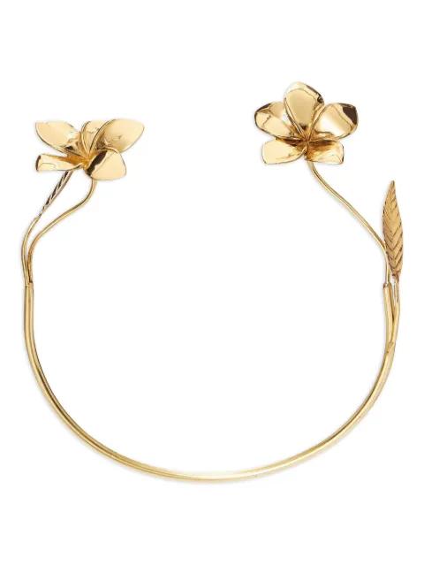 flower-embellished necklace by KOROBEYNIKOV