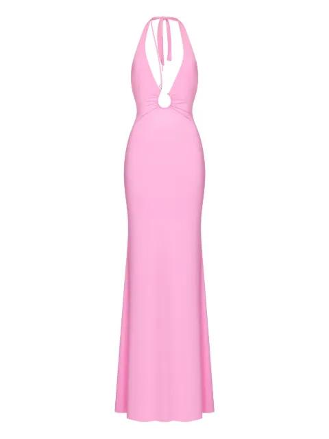 ring-detail maxi dress by KOROBEYNIKOV