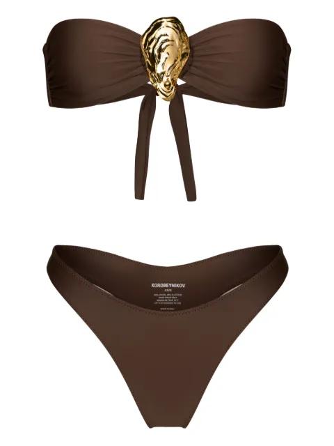 shell-embellishment bikini by KOROBEYNIKOV