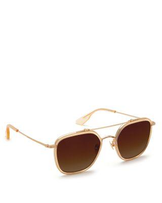 Austin Champagne Aviator Sunglasses by KREWE