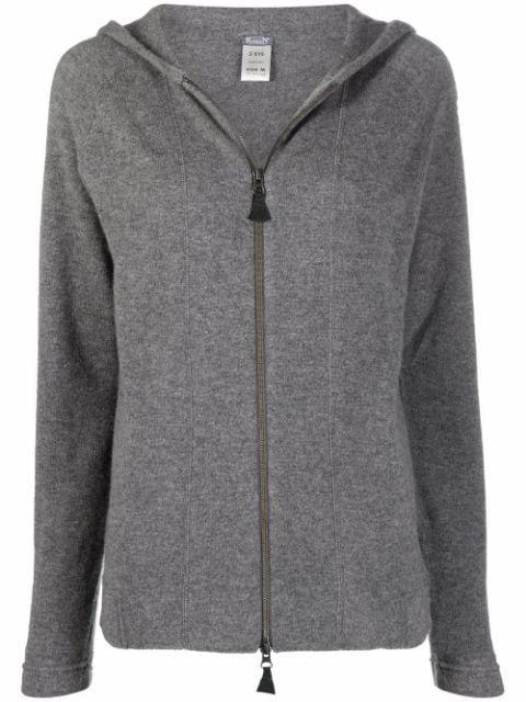 cashmere zip-up hoodie by KRISTENSEN DU NORD