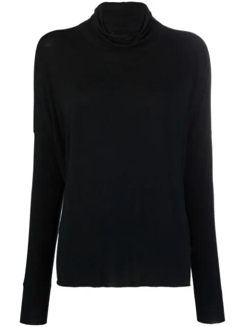 cowl-neck tonal jersey by KRISTENSEN DU NORD