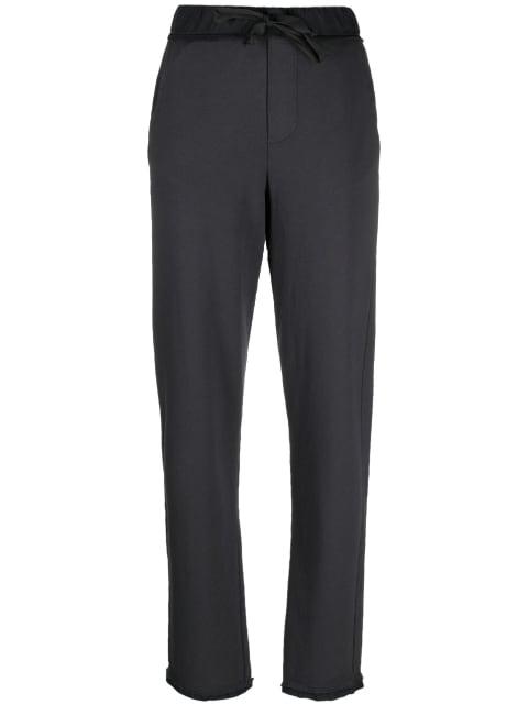 drawstring-waistband cotton trousers by KRISTENSEN DU NORD