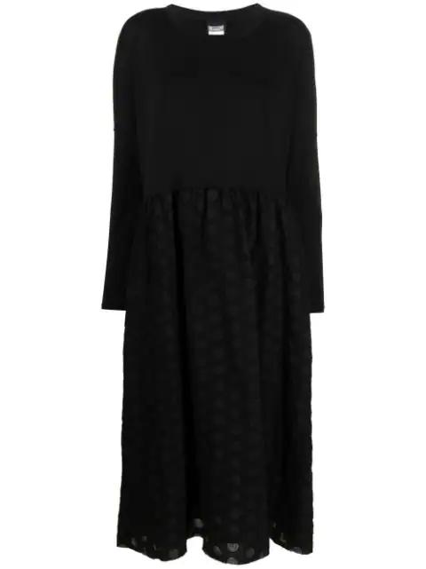 long-sleeved woollen shift dress by KRISTENSEN DU NORD