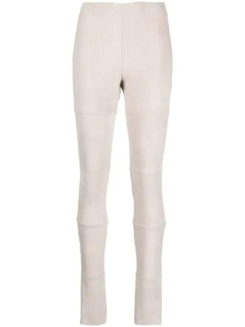 panelled suede leggings by KRISTENSEN DU NORD