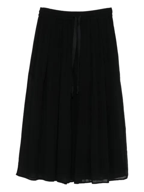 pleated drawstring skirt by KRISTENSEN DU NORD
