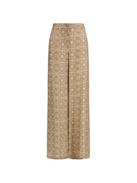 floral-print palazzo pants by KRISTINA TI