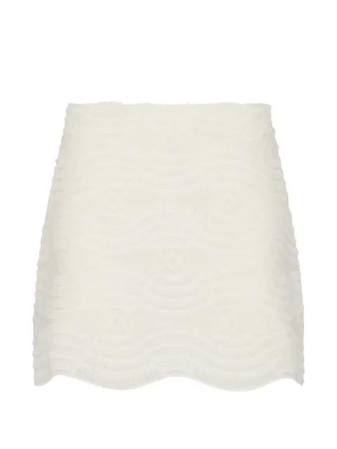 patterned mini skirt by KRISTINA TI