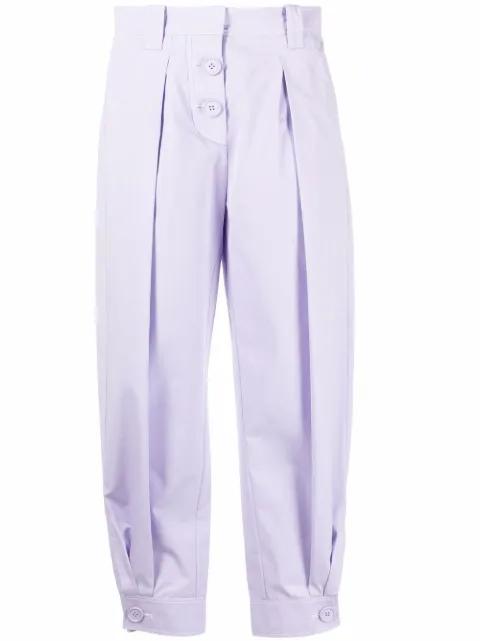 high-waisted tailored trousers by KRIZIA
