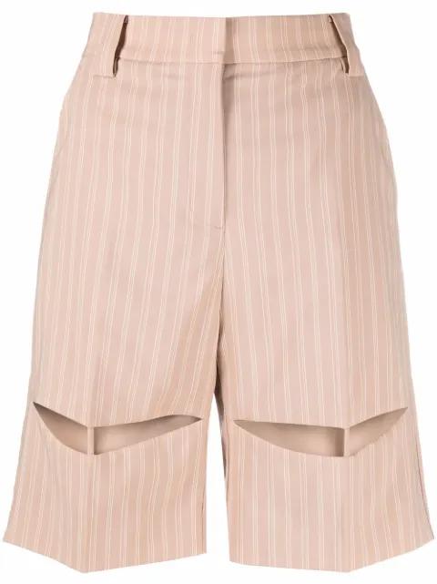 pinstripe bermuda shorts by KRIZIA