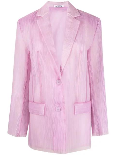 single-breasted blazer by KRIZIA