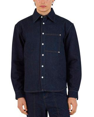Indigo Denim Rivet Shirt by KROST