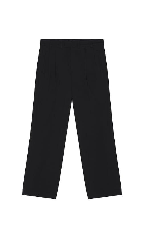 KROST Eco Wool Pleated Trouser in Blue by KROST