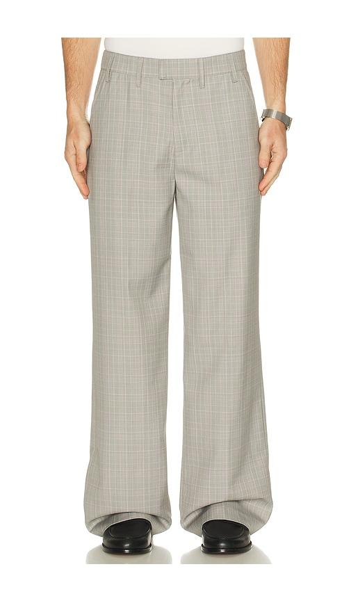 KROST Elliott Plaid Trouser in Grey by KROST
