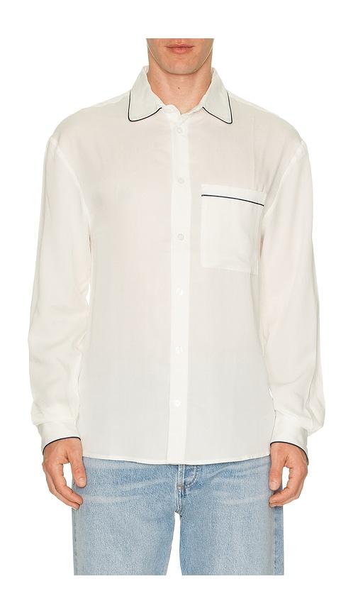 KROST Jordan Piping Shirt in White by KROST