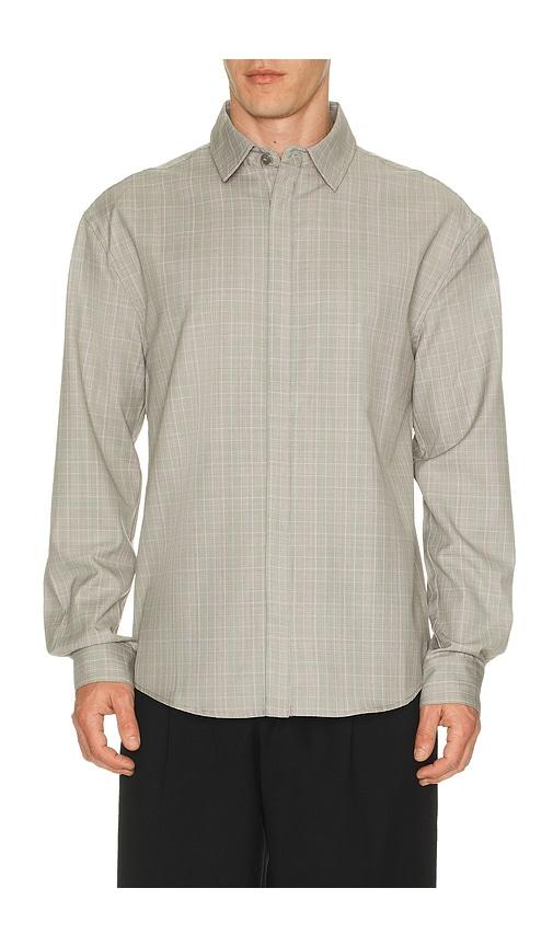 KROST Jordan Wool Plaid Shirt in Grey by KROST