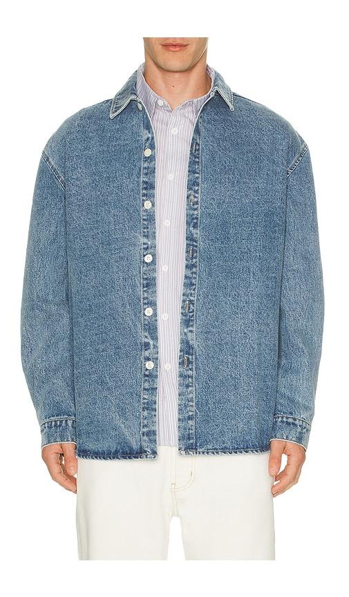 KROST Oversized Denim Shirt in Blue by KROST