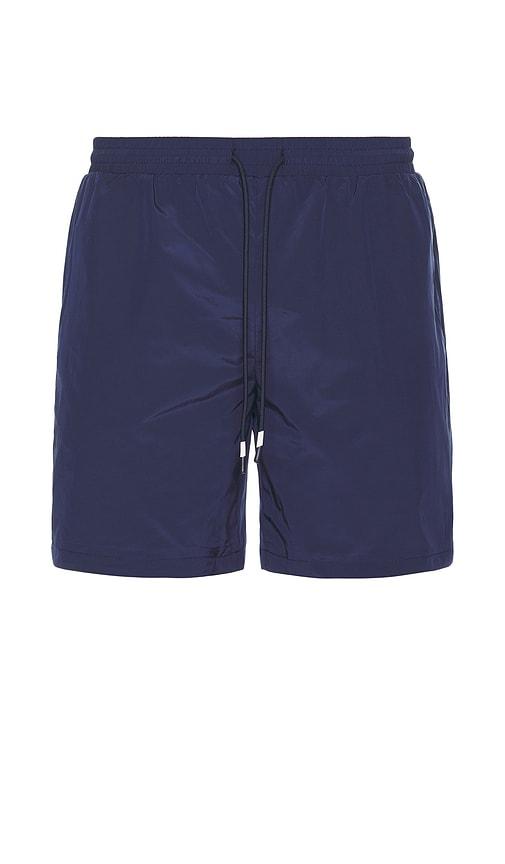 KROST Port Nylon Track Shorts in Navy by KROST